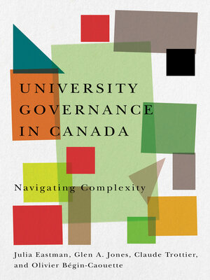 cover image of University Governance in Canada